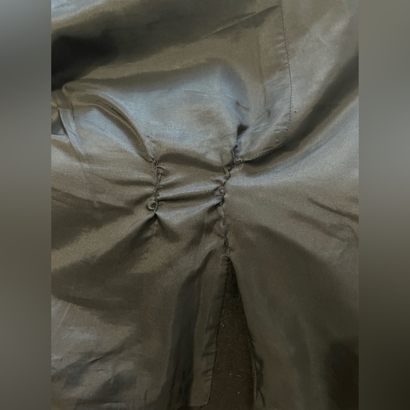 J. Crew Black Wool‎ Blend Overcoat Pea Coat Size S - Picture 4 of 9